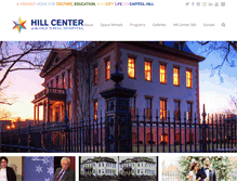 Tablet Screenshot of hillcenterdc.org
